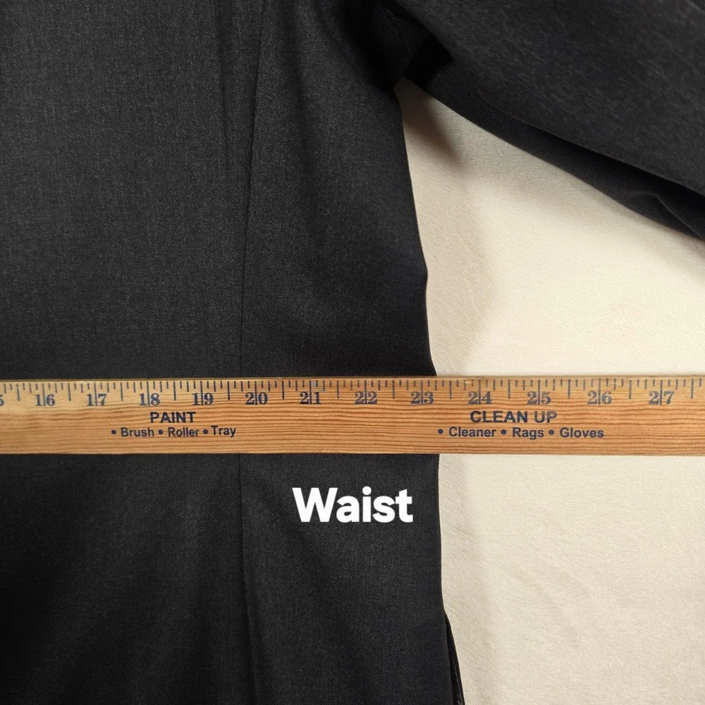 Hugo Boss Blazer Mens‎ 46L Charcoal Gray Suit Jacket Business Classic Luxury